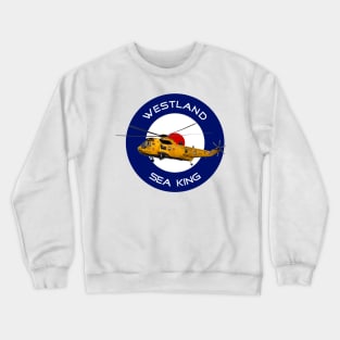 Westland Sea King Search and rescue helicopter in RAF roundel Crewneck Sweatshirt